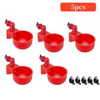 5/10/20 vnt. Automatinis paukštienos girdymo indas Vištų girdyklos puodeliai Ančių girdymo mašina Pakabinami girdymo indai Vandens dozatorius 5PCS