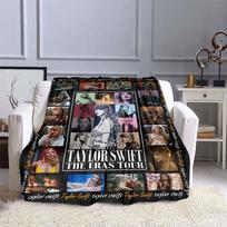 K-PopT- Taylor-S-Swift Blanket - Fan Gift - Suitable for Home, Leisure, Camping, and Travel - Multifunctional Blanket 75x90cm