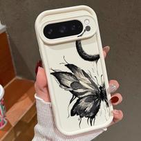 Retro Butterfly Case For Google Pixel 10 9 Pro XL 9 8 7 Pro 9A 8A 7A Shockproof Soft Silicone Phone Cover For Pixel 9 Pro Case Google 10 Pro