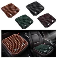 Cooling Beaded Seat Cover Handmade Wood Universal Car Summer Ventilation Seat Cushion Pad for Vehicle Use juoda