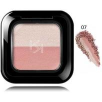 Kiko Milano Bright Duo Eyeshadow dviejų spalvų akių šešėliai - 07 Light Rose/Rosy Peach