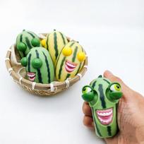 Fruit Squishy Toys Popping Out Eyes Watermelon Vegetable Animal Fun Squeeze Fidget Sensory Toys Stress Ball Birthday Party Gifts 1pcs
