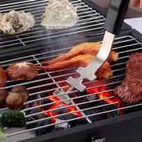 Universalus grotelių keltuvas Ketaus grotelių svirtinis fiksatorius Kėlimo griebtuvas Rankena Klipas Barbekiu Kepimui Vėsinimo grotelėms 1PCS