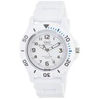 Citizen QQ Analog Solar Watch 10 ATM Water Resistant Urethane Belt E02A-003VK Mens White