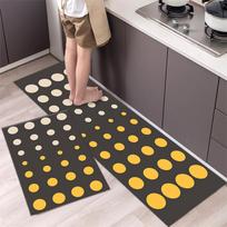 Madingi Paprasti kilimai Kilimėlis Šviežias šiaurietiško stiliaus virtuvės kilimėlis Namas laikymo kilimas Modernus namų dekoras 40*60CM+40*120CM gray