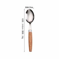 Sapele Wood Handle 304 Stainless Steel Western Cutlery