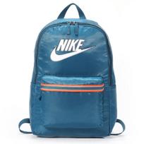 Nike Heritage Polyester Backpack Regular Unisex Blue Casual BA6092-474 mėlyna