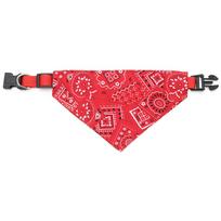 Reguliuojamas trikampis tvarstis naminiam šuniui katei, plaunamas šalikas, bandana, apykaklė, seilinukas, katės kaklo dekoras, gimtadienio vakarėlio pasipuošimas M 29-45cm raudona