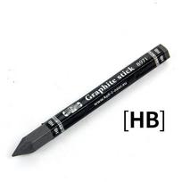 HB/2B/4B/6B Bold Wood-free Graphite Stick Pencil Art Raw Sketch Drawing with Professional Hexagonal Black Non-dirty Hand Pencil