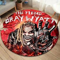 Bray Wyatt,WWE Round Area Rug,Carpet Rug for Living Room Bedroom Sofa Playroom Decor,Non-slip Floor Mat 80cmx80cm