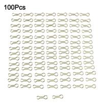 100pcs Fishing Sinker Eyelets Stainless Steel for Enhanced Fishing Experience yellow S