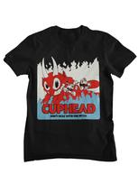 Cuphead Dont Deal With The Devil Retro Cartoon Graphic T Shirt For Unisex s Style Game Cotton Streetwear Tee S