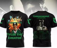 Tyler The Creator 2026 Upcoming The World Tour Chromakopia T-Shirt 3D XXXL white