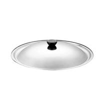 Stainless Steel Pot Cover Universal Wok Pan Lid New Frying Pan Cover  Kitchen Accessories 18cm-Plastic Handle