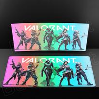 HD XXL MousePad Valorant Gaming Mouse Pad Large Home Desk Mats Keyboard Natural Rubber Nonslip Soft Office Carpet Mat Accessory 800x300x2mm blue