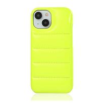 Suitable for iPhone16 mobile phone case 14plus laser aurora filled cotton down jacket three-dimensional protective case 13Pro iPhone16ProMax