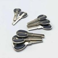 5-100 Pcs MSM Hi-Rel Key Blank House Empty Copper Locksmith Supplies Wholesale for Home Door Padlock Master Lock 29mm Black 5 Pieces