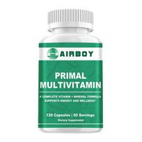 Multivitamin capsules, full-spectrum vitamins and minerals, plant-based formula, daily nutrition, suitable for adults. 120*1