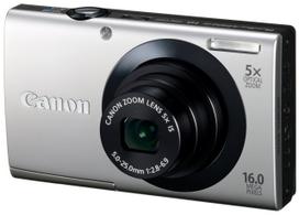 Canon PowerShot A3400 IS skaitmeninis fotoaparatas, sidabrinis, 5x optinis priartinimas, jutiklinis ekranas, PSA3400IS(SL)