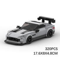 Speed Champions Super Sportiniai Automobiliai Statybinės Detalės Plytelės Rinkinys Vaikams Kūrybiški Edukaciniai Žaislai Dovanos Berniukams ir Mergaitėms gray