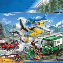 Construction Area City Police Mountain Special Police Mountain Stream Intercept Assembly Toys Gifts No box