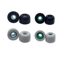 4 poros atsarginių atminties putų ausinių antgalių Sony WF-1000XM4 pilki ir juodi