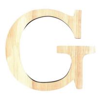 LETTER G - 11.5 CM - WOOD