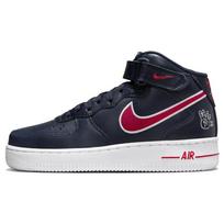 Nike  Air Force 1 07 Mid Houston Comets Four Peat Women Sneakers Blue Obsidian White FJ0728-400 43 black