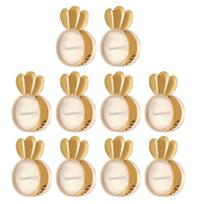 Set of 10 Adjustable Hypoallergenics Earring Backs Earrings Lifters for Droopy Ears and Heavy Studs Earring Support 1 auksas