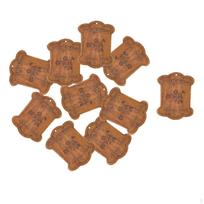 Wood Thread Bobbins Spool for Craft DIY , Stitch Embroidery Floss Bobbin Sewing Tools Flower pattern 10pcs