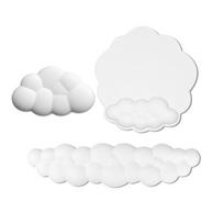 Cloud Mouse Pad Wrist Rest PU - Memory Foam Support for Desk Use One Size