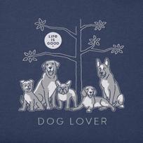 Life Is Good Dog Lovers Gift TShirt 100 Cotton ONeck Short Sleeve Summer Casual Mens Tshirt Streetwear S