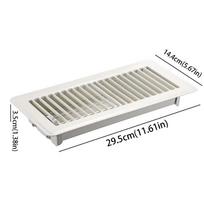 Carbon Steel Floor Register High Efficiency Adjustable Metal Floor Vent Covers Easy to Install Rustproof Walkable Vent Covers
