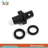 Inflatable Kayak & Paddleboard Air Valve Adapter Connector Connector black