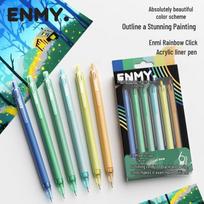 Enmy Rainbow Acrylic Fine Liner Pen Set