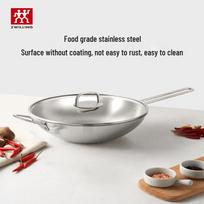 ZWILLING NovaPlus Stainless Steel Stir-Fry Wok