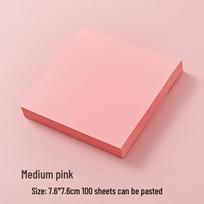 100 Sheets Morandi Color Reusable Sticky Notes - Tearable Memo Pad for Work and Study abrikosas