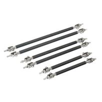 Real Carbon Fiber Adjustable Front Bumper Lip Splitter Strut Support Bar 200mm