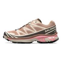 SALOMON XT 6 Amortizatoriai Žemi Laisvalaikio Bėgimo Batai Unisex Rožiniai Rudi Sportbačiai 477373 42 beige