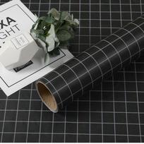 Small Grid Wallpaper Self-adhesive Bedroom,College Dormitory, Dormitory Background, Wall Paper Waterproof, Household Room, Living Room, Decoration 60*300cm/23.64 *118in juoda