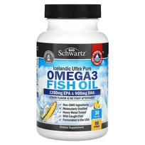 BioSchwartz Omega-3 Fish Oil Lemon Flavored Softgels 90 Count (iHerb) 90 pcs - 1 ea
