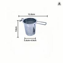 Stainless Steel Loose Leaf Tea Steeper Fine Mesh Filter Bags Practical Coffee Filter For Home Tea Making Accessories A