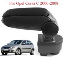 For Opel Corsa C 2000-2008 Armrest Center Console Black Textile  Original Fit Car Interior Accessories Replacement Parts