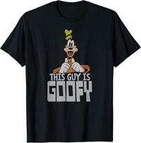 Disney Šis Džonas yra Goofy Madingi Laisvalaikio Juokingi Marškinėliai S-4XL XXXXL juoda