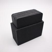 8-Piece Felt Coaster Set: Anti-Friction, Water-Absorbent, Thickened Non-Woven Cup Pads for Heat Insulation 8-piece set gray