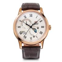 ORIENT Automatinis su klasikiniu baltu ciferblatu [ORIENT] SUN&MOON Laikrodis, Mechaninis, Automatinis, Gamintojo garantija, RN-AK0001S, Vyriškas, beige