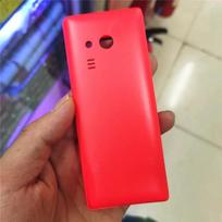 Pilnas korpusas Nokia 216 priekinė vidurinė dalis, akumuliatoriaus galinis dangtelis, dėklas 216DS RM-1187 juoda