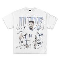 Jude Bellingham Grafinis Anglijos Futbolo Gerbėjas 2026 unisex Marškinėliai Oversized Streetwear Y2k Unisex Vyrai Moterys unisex Marškinėliai Laisvalaikio Trumpomis Rankovėmis Moteriški M 5XL įvairiaspalvis
