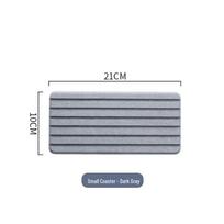 Japanese-Style Diatomaceous Earth Water-Absorbing Bathroom Coaster for Hotels and Guesthouses