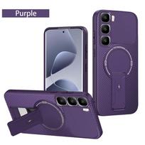 Carbon Fiber Invisible Stand Holder Built-in Magnetic Ring Case for Infinix Hot60 Pro + Hot 60 60i 40i 40 Pro Protection Cover Infinix Hot 60 Pro+